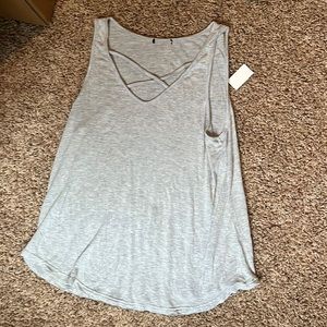 Grey Sleevless shirt